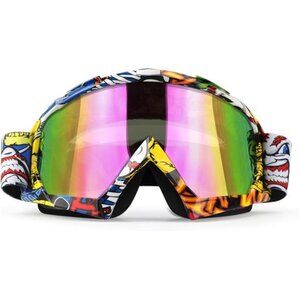 Motocross Goggles Anti Fog UV400 Off Road Dirt Bike ATV Helmet Riding